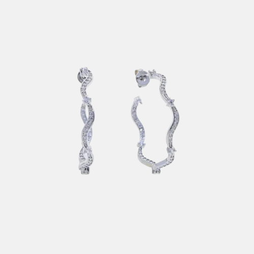 Waves Earrings in 18K Gold Plated