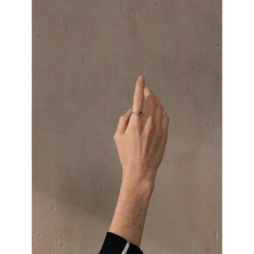 Flower Open Ring in 18K Gold Plated