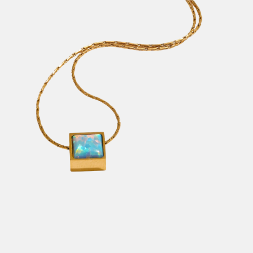 Blue Necklace in 18K Gold Plated