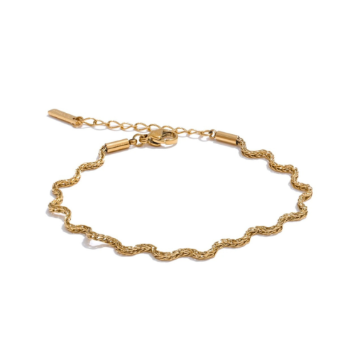 Bangle Bracelet in 18K Gold Plated