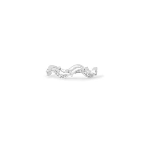 Waves Ring Silver