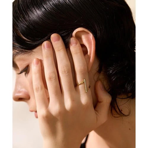 Triangle Ring in 18K Gold Plated