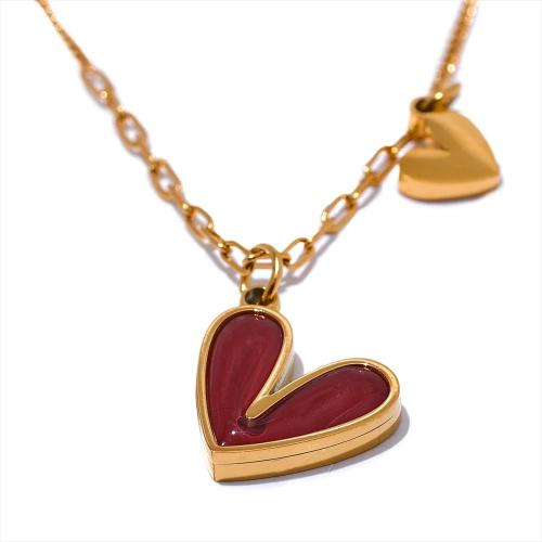 Zircon Necklace in 18k Gold Plated