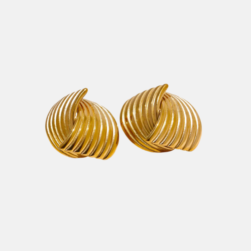 Statement Earrings in 18K Gold Plated
