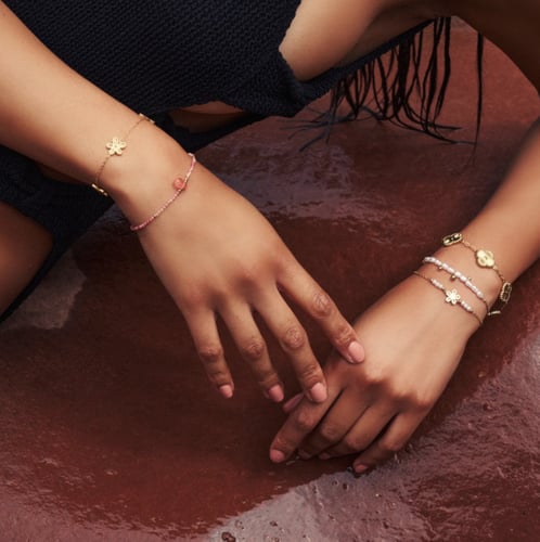 Fleur Bracelet in 18K Gold Plated