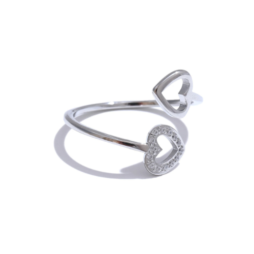 Zirconia Ring in 18K Gold Plated
