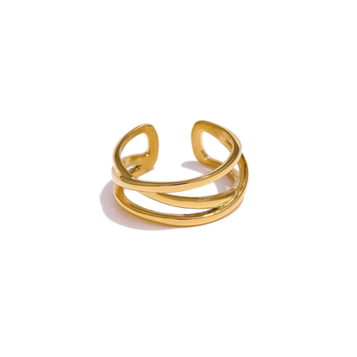 Circle Ring in 18K Gold Plated