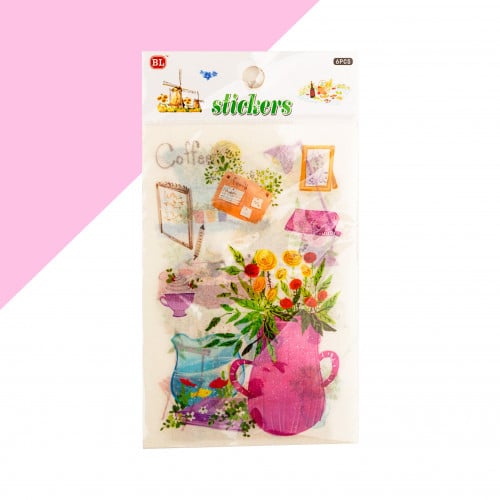 ستكرات زهور أنيقة