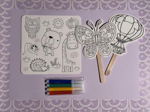 3 حبات من مجموعة تلوين