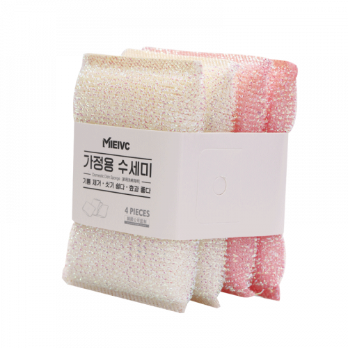 اسفنجة تنظيف الأواني 4 قطع