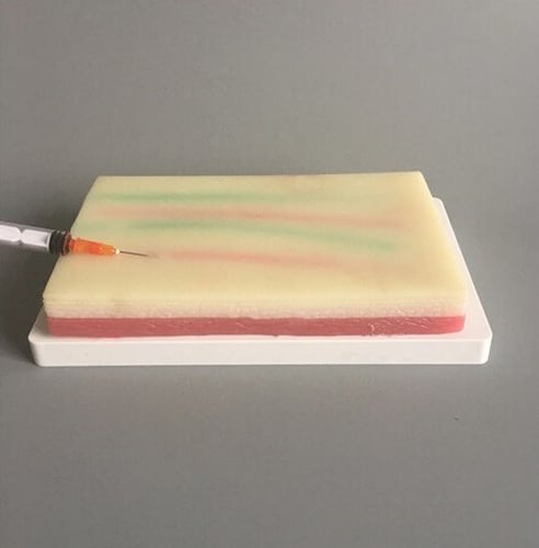 نموذج سيليكون لحقن الجلد