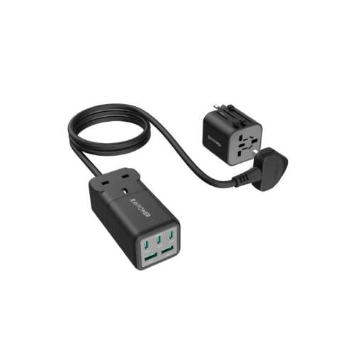 منصة شحن راف باور 75 واط ثلاث منافذ تايب سي ومنفذي...