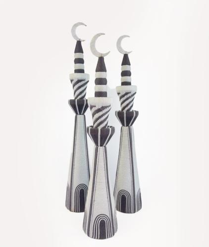 مأذنه - خشب - رمادي