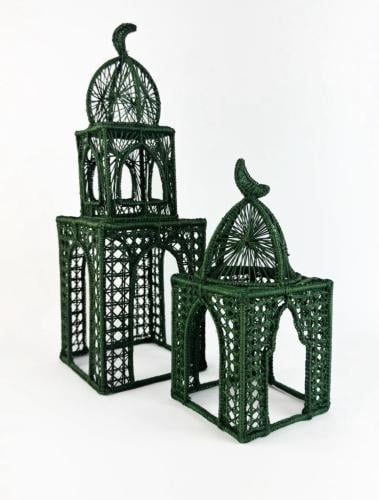 مأذنة خسف - اخضر (طقم مكون من مأذنتين)