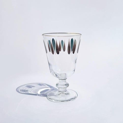 طقم كاسات - بني مع بترولي