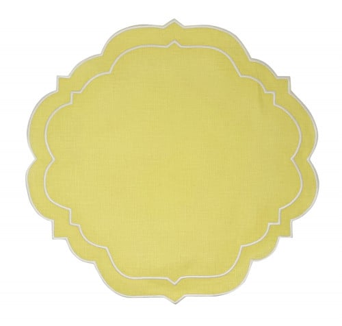 مفرش صحن - لنين - أصفر