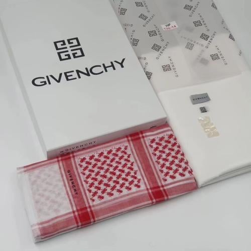 طقم قماش ثوب ابيضّ مع شماغ ماركة جيفنشي مع جميع ال...