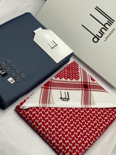 قماش ثوب رجالي شتوي ماركة دنهل مع الملحقات