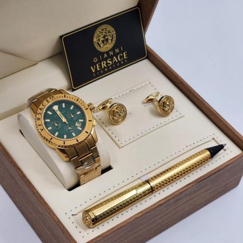 طقم فرزاتشي رجالي ساعه مع قلم & كبك