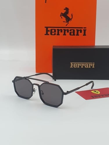 نظارة رجالي ماركة فراري طبق الاصل مع جميع الملحقات