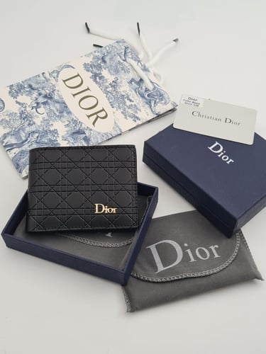 محفظة رجاليه ديور درجه اولئ مع ملحقات الماركه (بني...