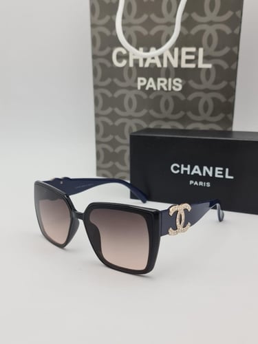 نظارة نسائي ماركة شانيل طبق الاصل مع ملحقات المارك...