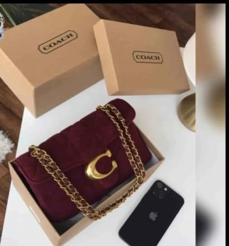 شنطة كوتش مخمل هاي كوالتي