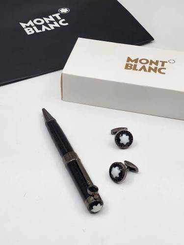 طقم قلم مع كبك من منتوبلانك