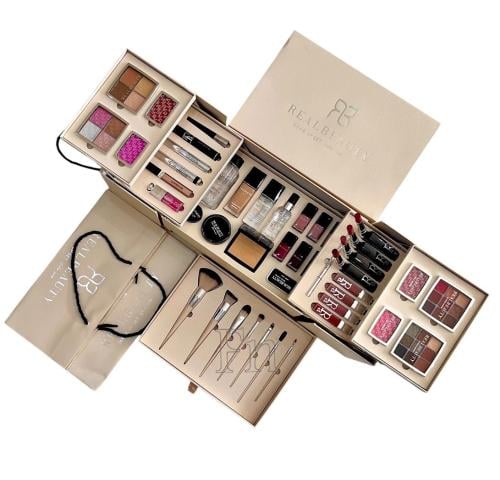 طقم مكياج متكامل من ريل بيوتي 42 قطعة