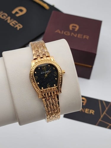 ساعات اقنر النسائية اسود مع جميع الملحقات