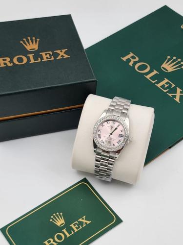 ساعة رولكس النسائية مع جميع الملحقات