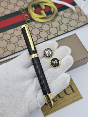 طقم_ رجالي. من قوتشي.. قلم و كبك.. مع الملحقات الم...