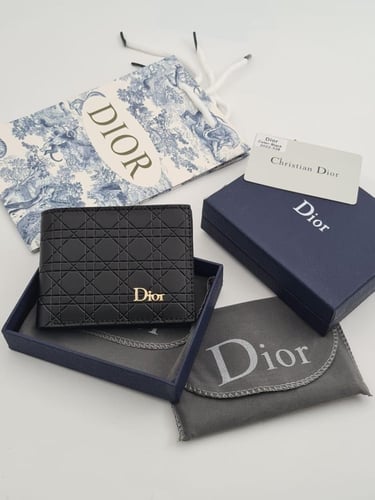 محفظة رجاليه ديور درجه اولئ مع ملحقات الماركه (بني...