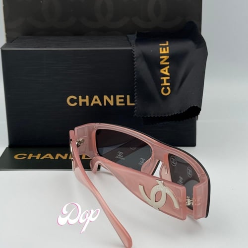 نظارة شانيل أصدار محدود وردي كامل