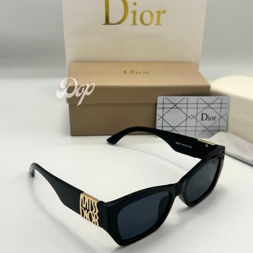 نظارة ميس ديور مربعة عدسة سوداء