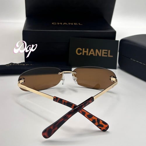 نظارة شانيل كريستال بُني