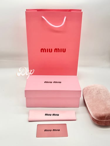 نظارة ميو ميو أسود كامل EYE-CAT