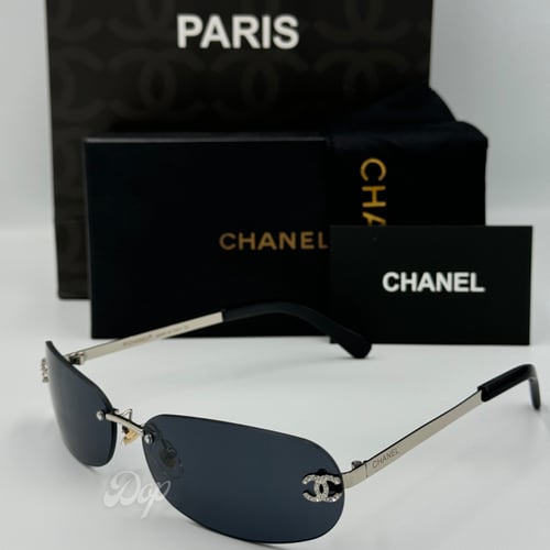 نظارة شانيل كريستال أسود