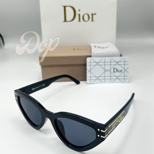 نظارة كريستن ديور ذهبي عين القط