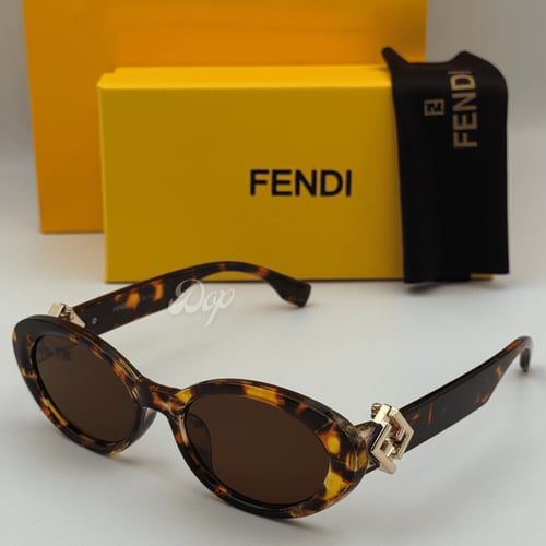 نظارة فيندي تايقر عين القط بعدسة بُني