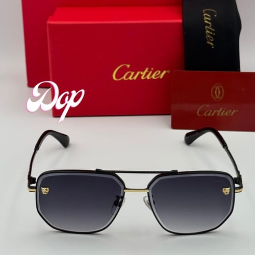 نظارة كارتير سداسي معدل بعدسة سوداء مدرجة