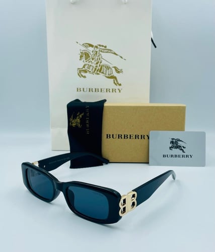 نظارة بربري أسود كامل