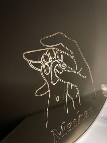 تصميم خاص - حفر ليزر