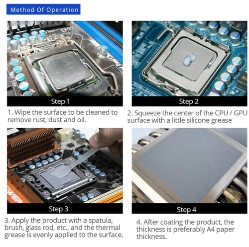 معجون تبريد لوحة المعالج لجميع الأجهزه