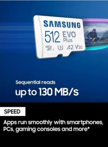 ذاكرة كاميره 512G شركة Samsung
