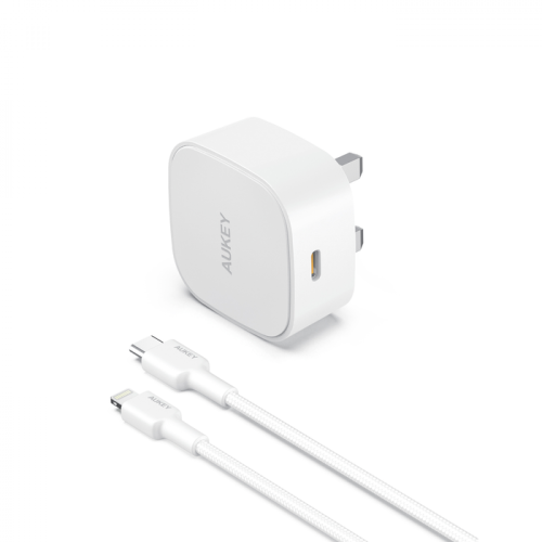 شاحن جداري 20 واط مع كيبل بي دي للشحن السريع شركة...