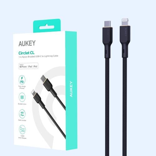كيبل تاب سي أيفون 1 متر شركة AUKEY