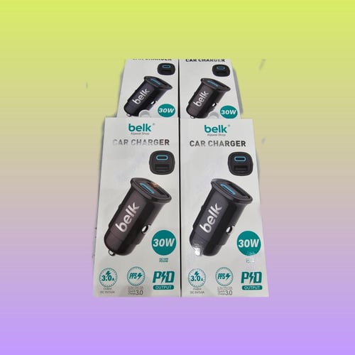 شاحن سياره 30w شركة belk