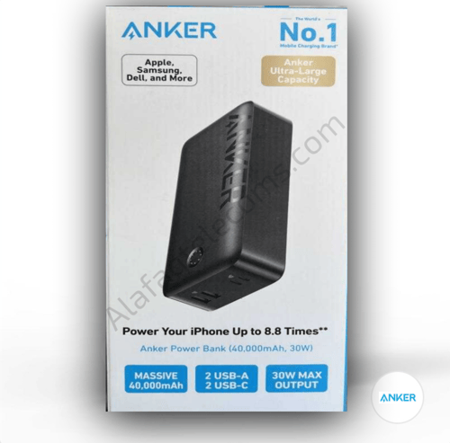 شاحن متنقل أنكر 40000mAh شركة Anker