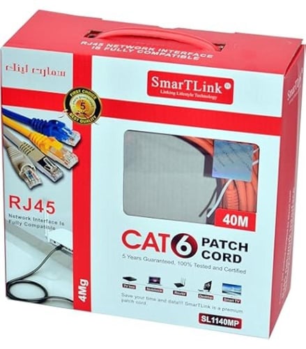كابل شبكة كات 6 شركة smart link